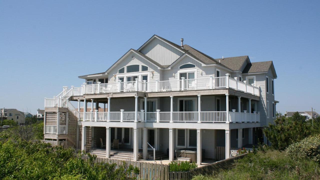 Villa Os24C, Flying Cloud Ii- Oceanfront, 8 Brs, Rec Rm, Pool, H Tub, Media Rm, Ocean Views Corolla Exterior foto